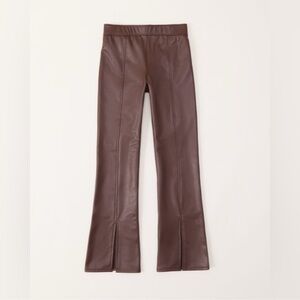 Abercrombie Kids Brown Faux Leather Pants